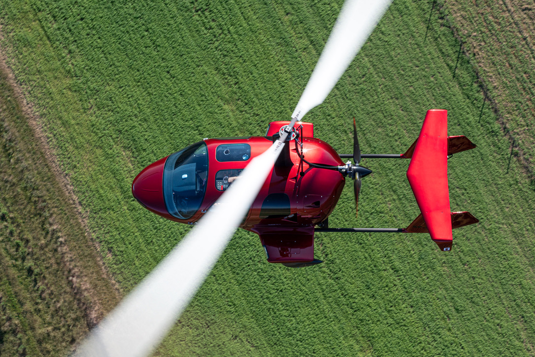 Argon GTL Gyroplane — Aerial View